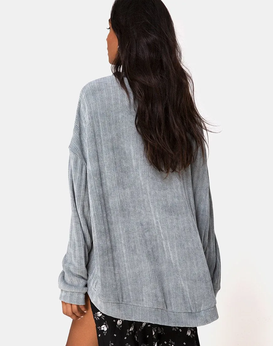 Jama Jumper in Knit Silver