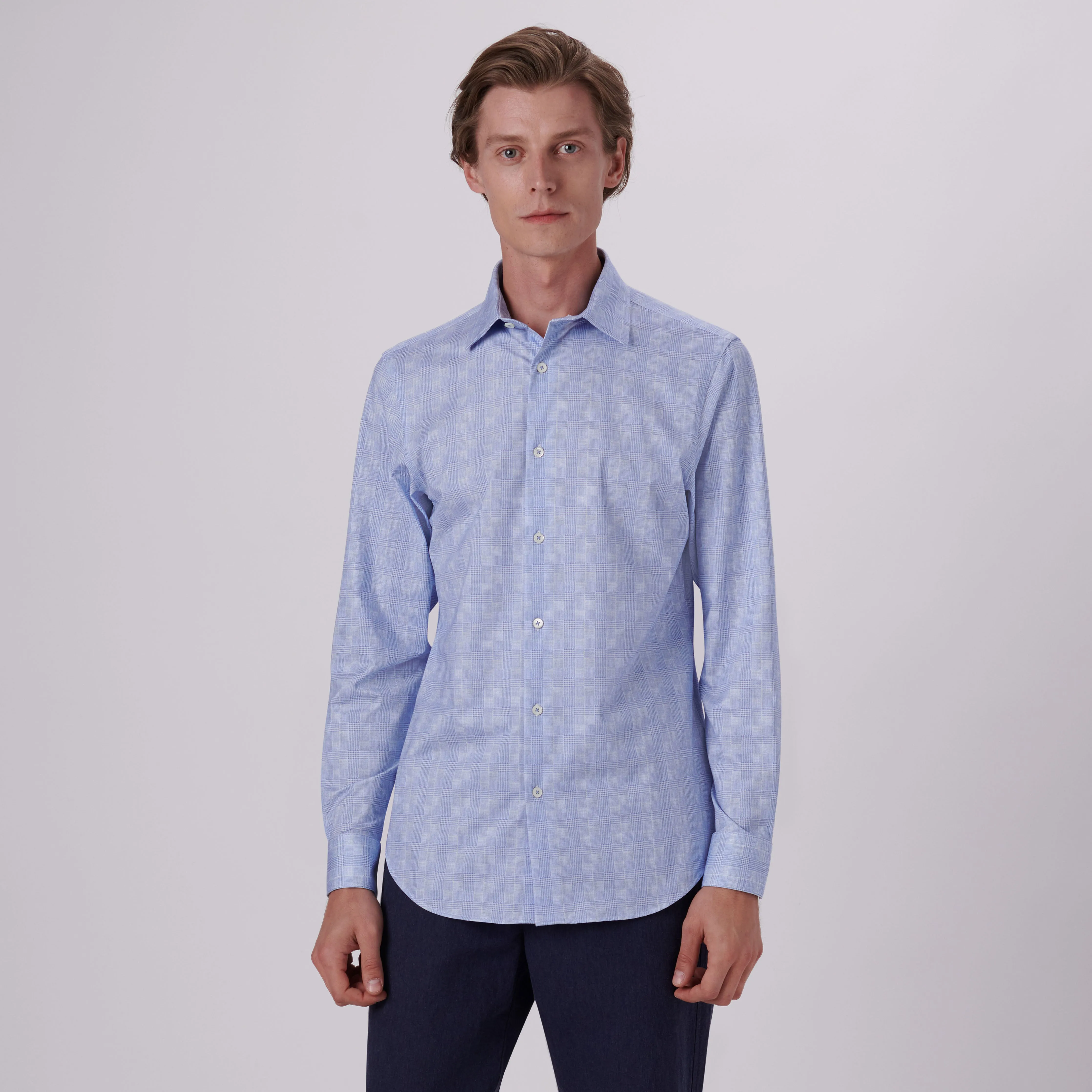 James Glen Check Print OoohCotton Shirt