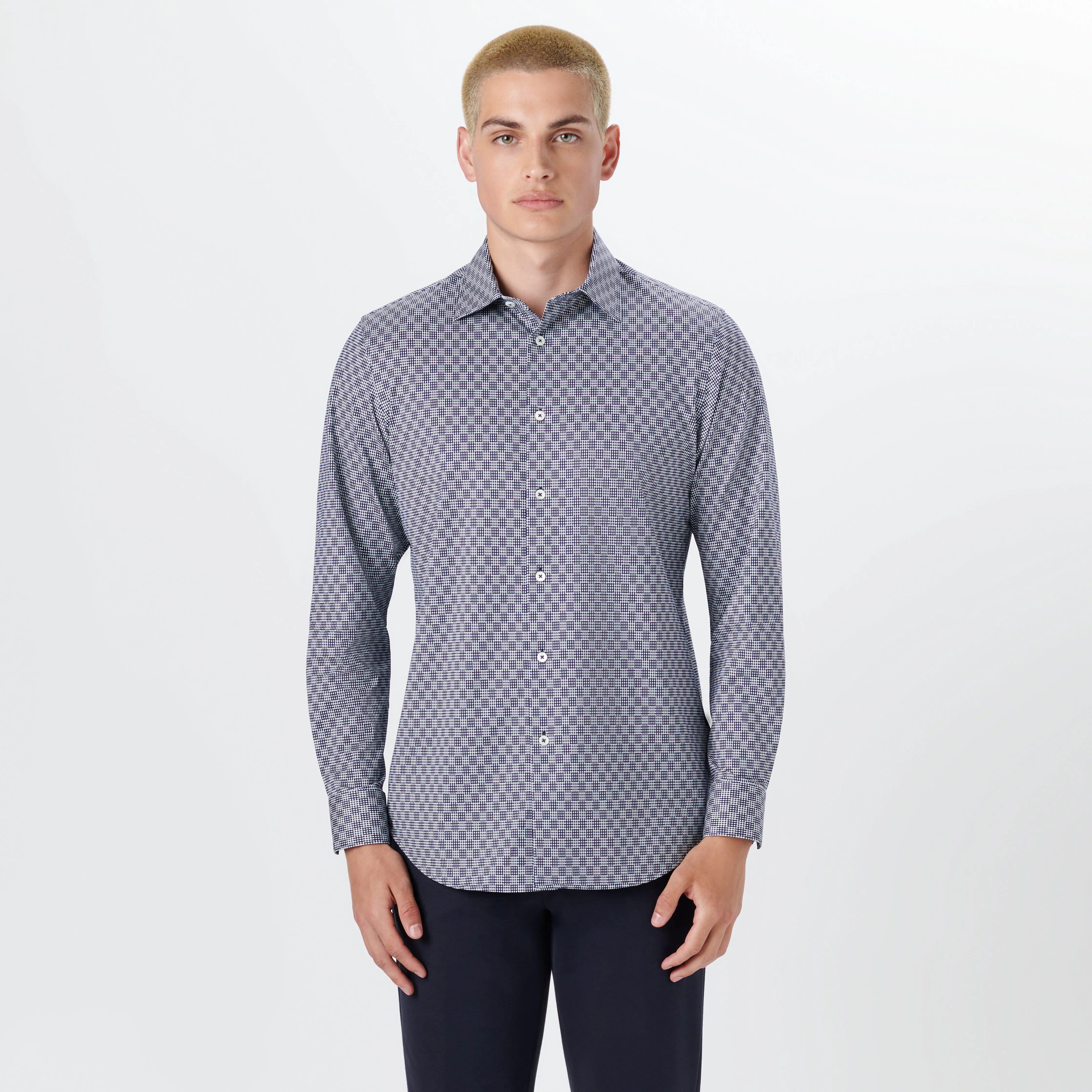 JAMES Mixed Check OoohCotton Shirt