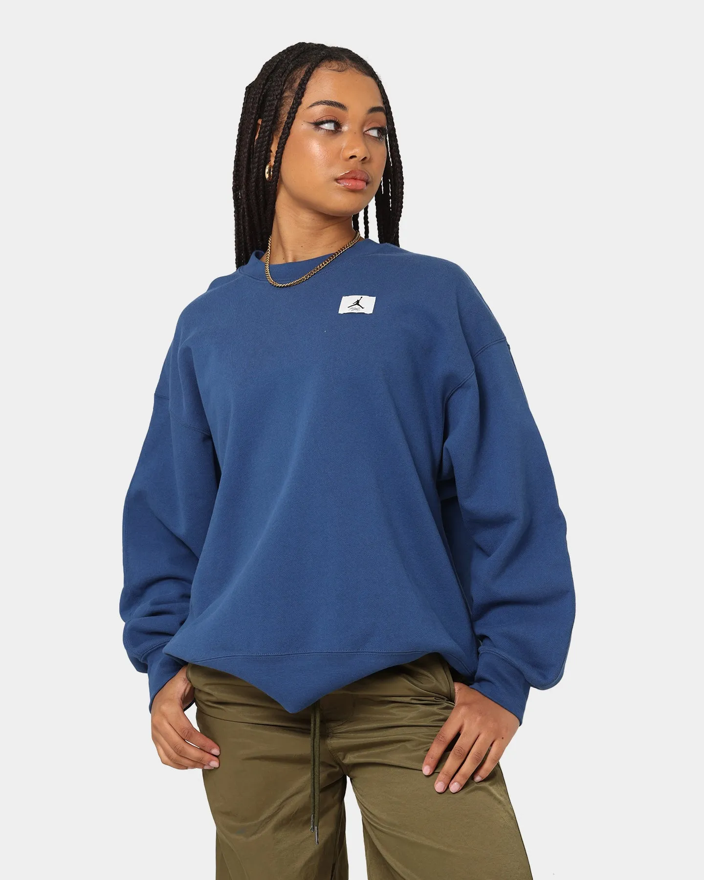 Jordan Women's Jordan Flight Fleece Crewneck French Blue