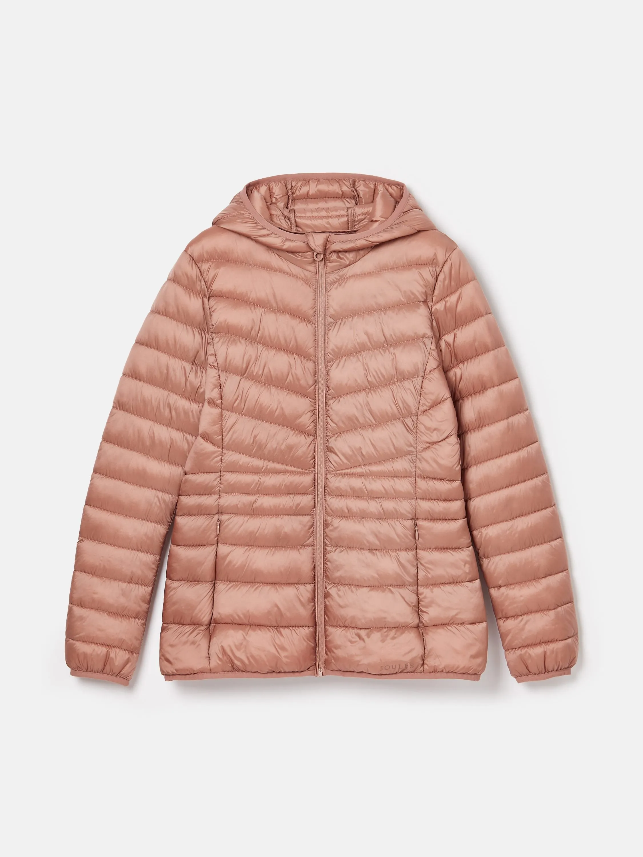 Kenley Pink Showerproof Padded Coat with Hood