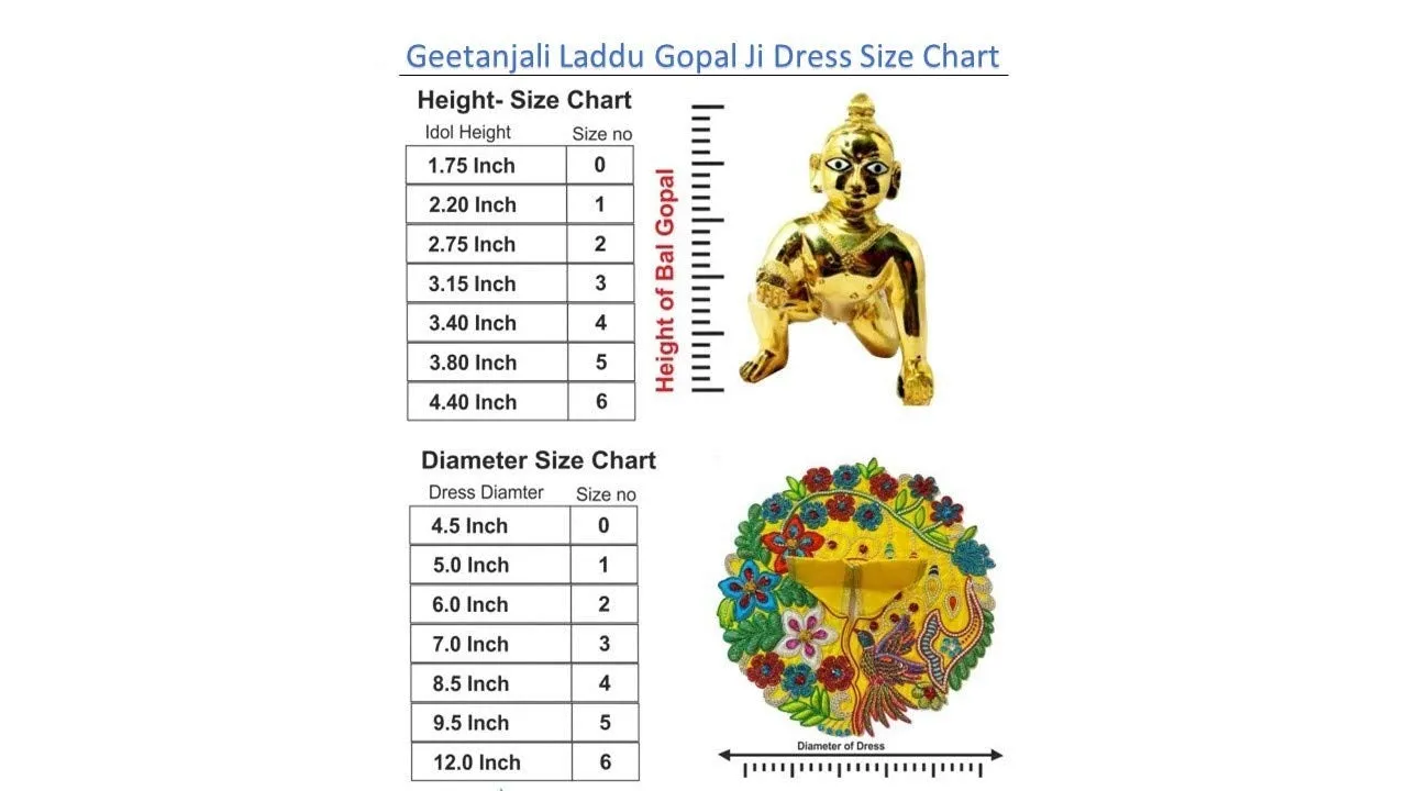 Laddu Gopal Ji Designer Dress | Kanha Ji Special Dress with Pagdi ( Set of 2 Dresses )