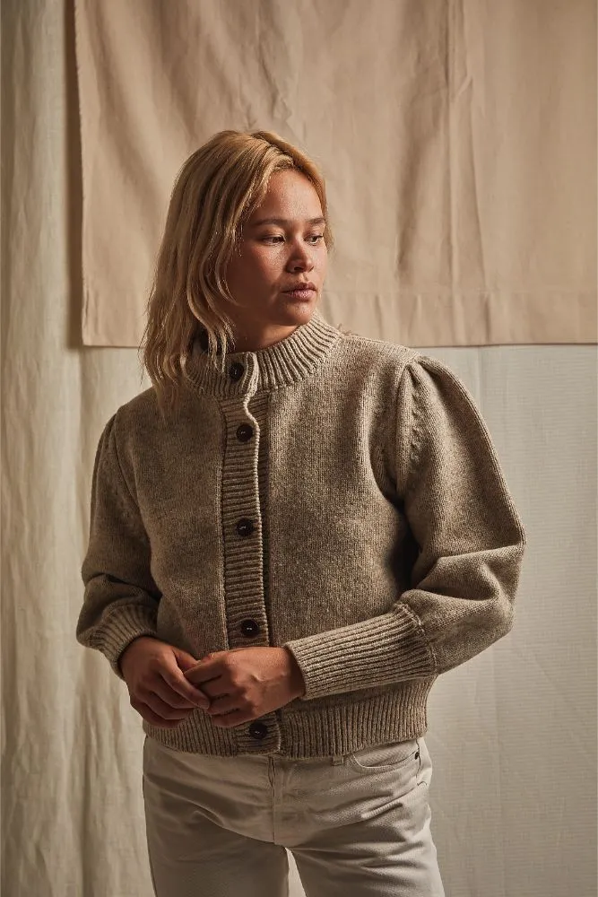 L'ENVERS x SIXSOEURS / FRANÇOISE Wool Cardigan