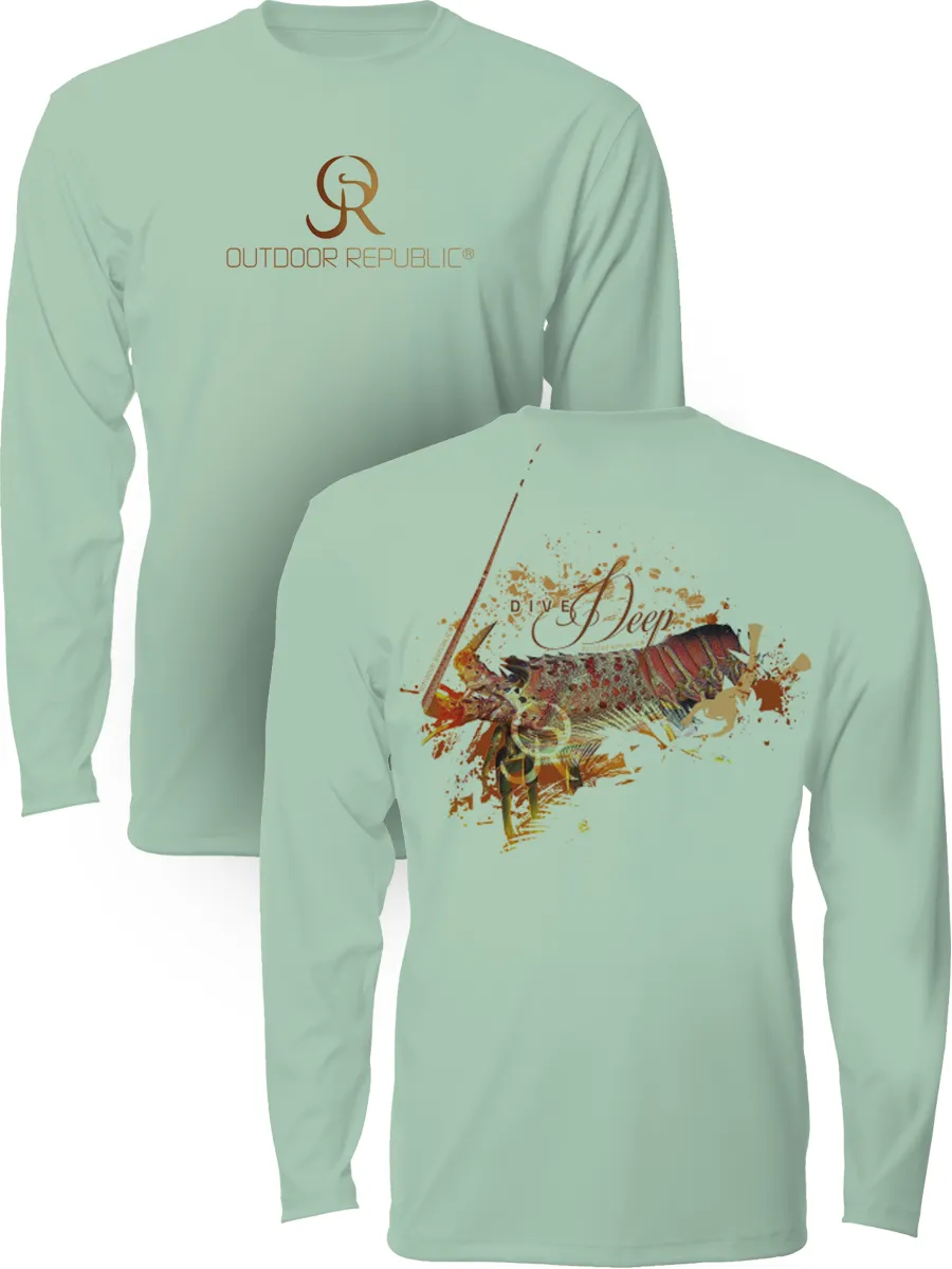 Lobster Dive - UPF Performance Shirt (unisex)