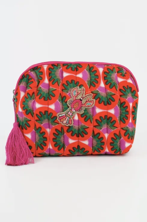 Lobster Quilted Wash Bag