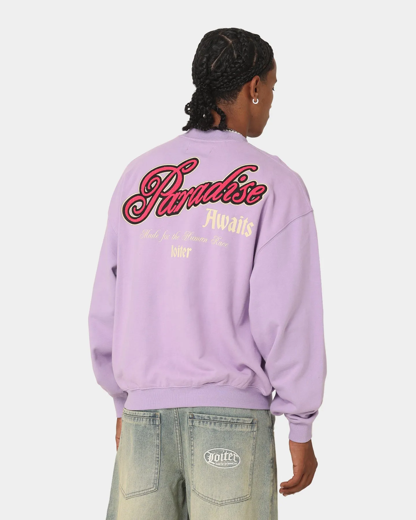 Loiter Paradise Crewneck Lilac