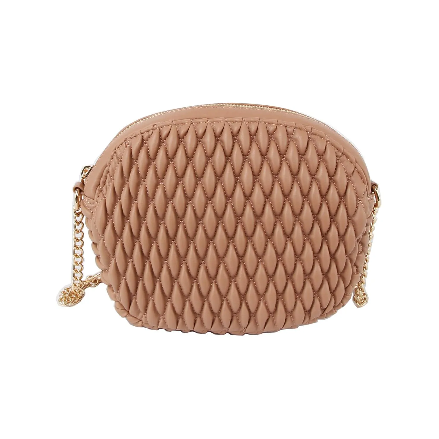 LP102Z Rory Quilted Crossbody Bag With Chain Strap