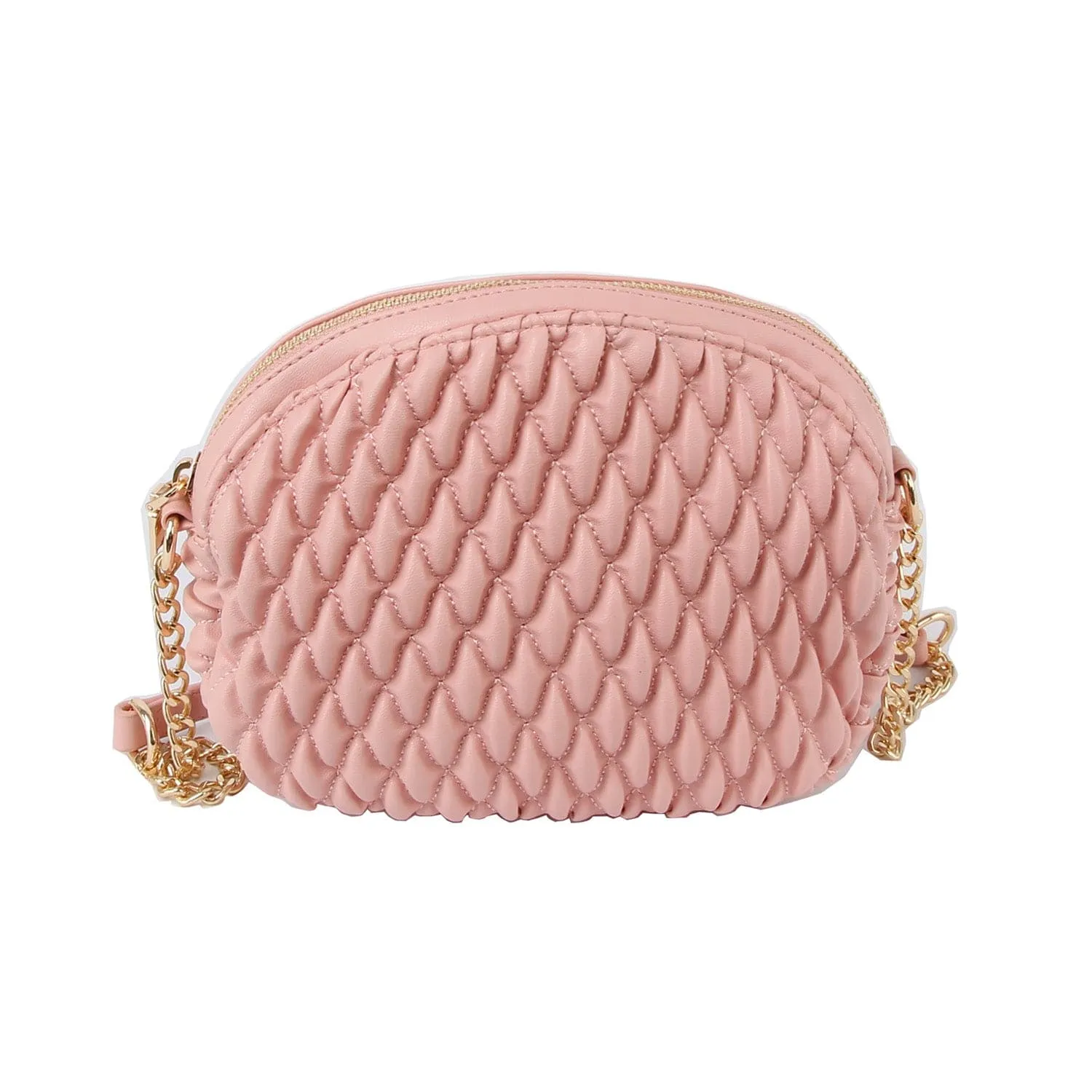 LP102Z Rory Quilted Crossbody Bag With Chain Strap