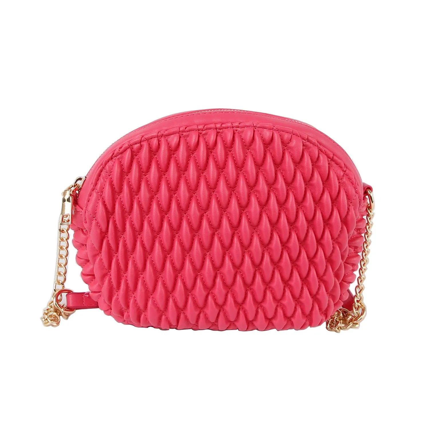 LP102Z Rory Quilted Crossbody Bag With Chain Strap