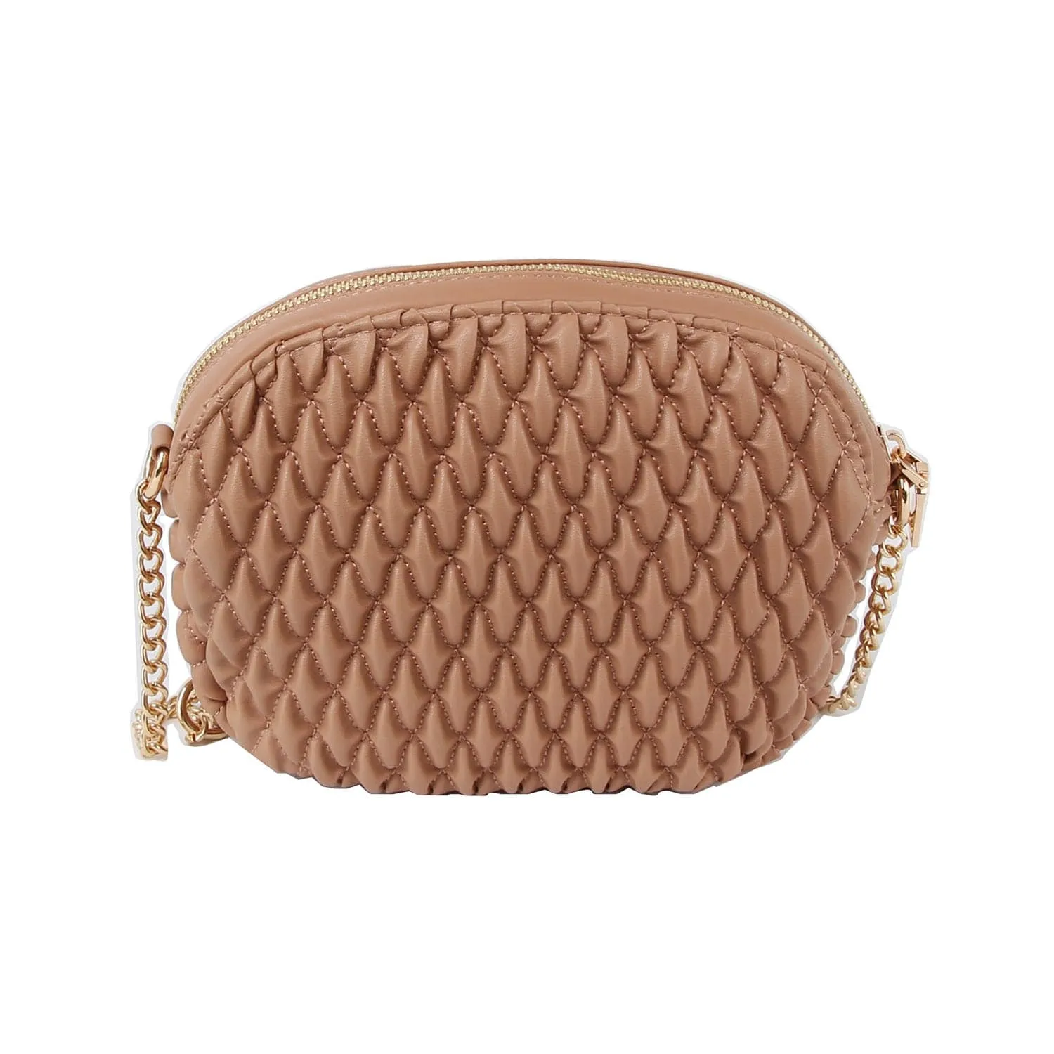 LP102Z Rory Quilted Crossbody Bag With Chain Strap