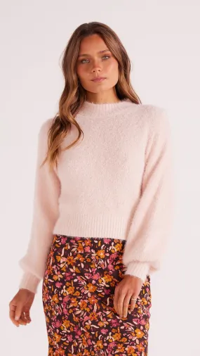 Luma Fluffy Sweater Pink