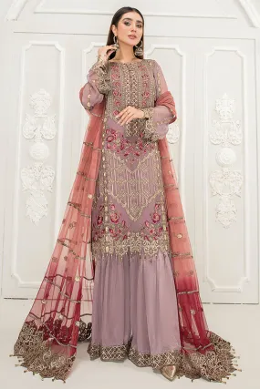 Maryam's Festive Chiffon Collection Vol-22 – D-03 Mauve Lilac