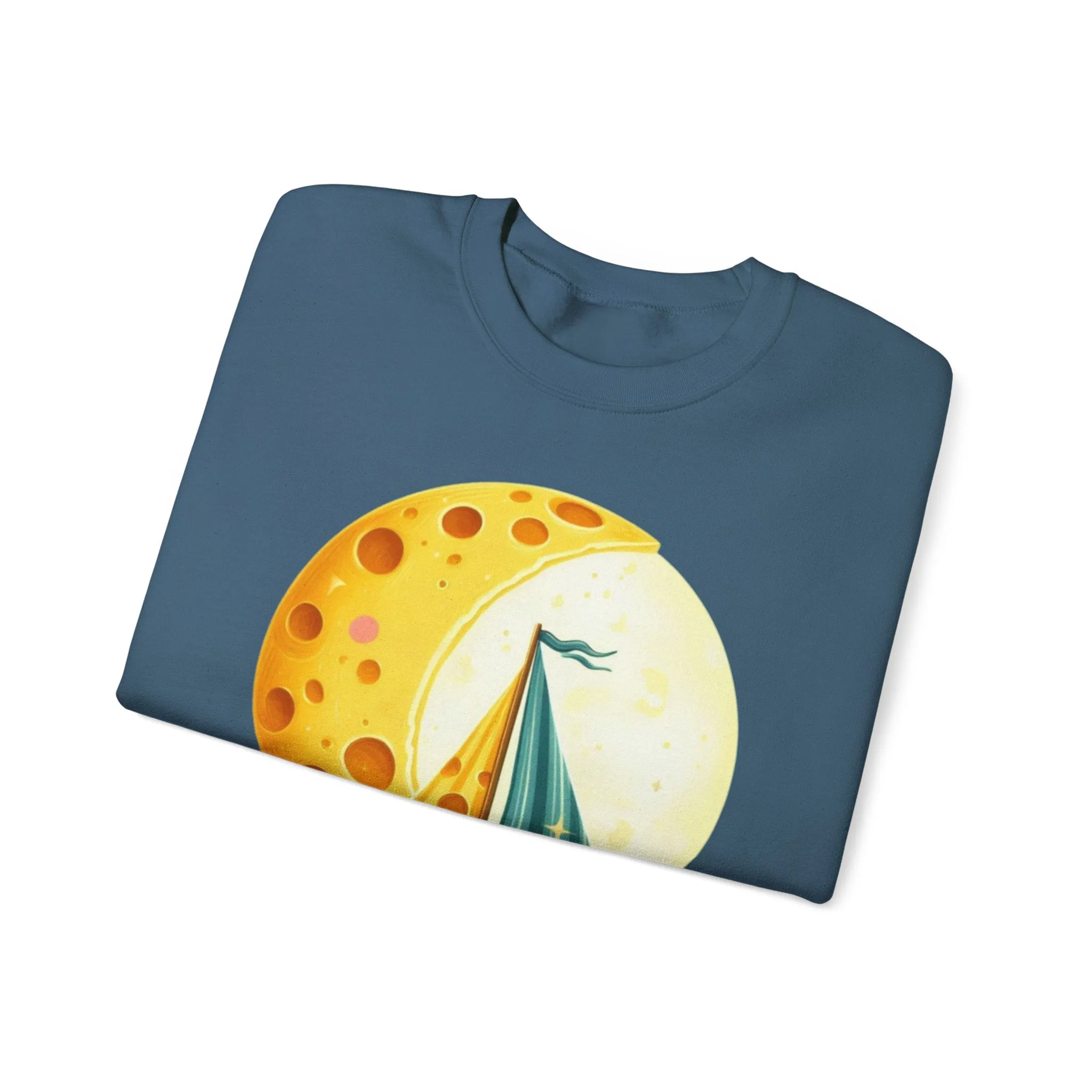 Mice and the Moon Made of Cheese - Unisex Heavy Blend Crewneck Sweatshirt