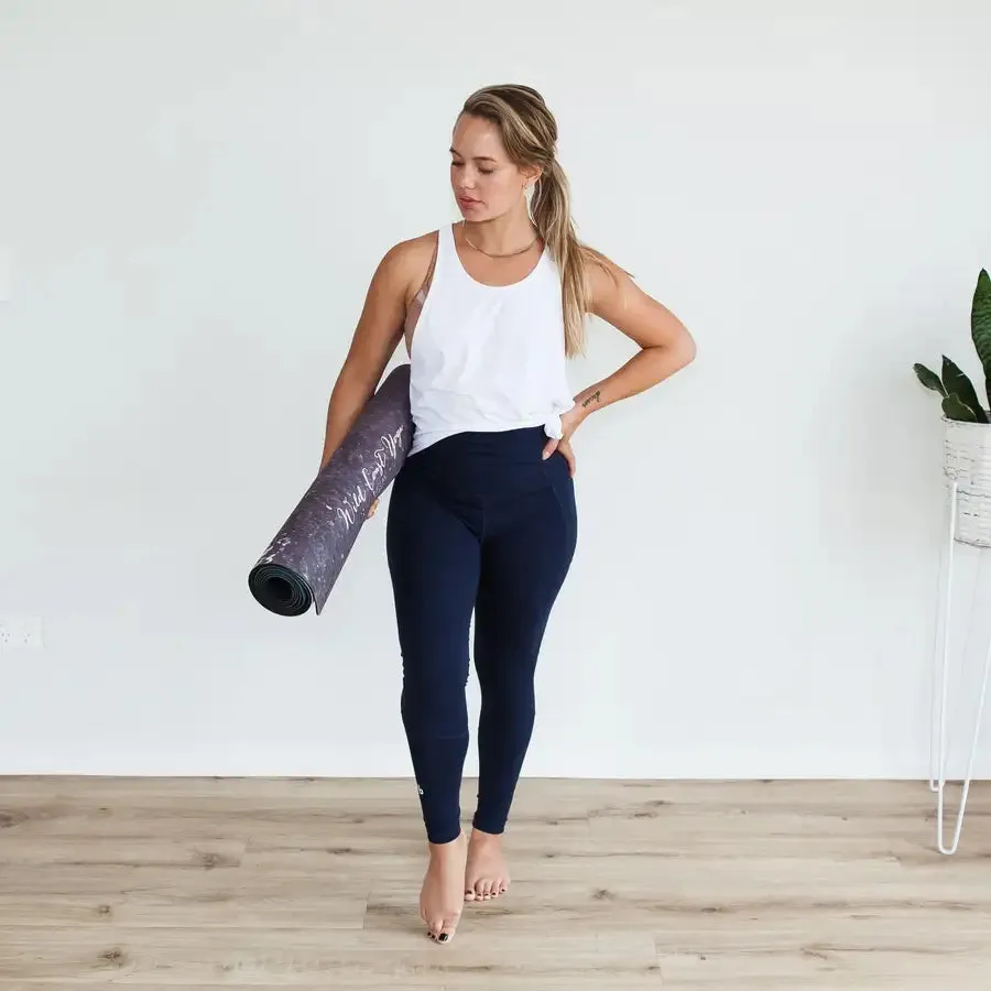 Milkbar Active Leggings | Extra High Waist 7/8 | NAVY