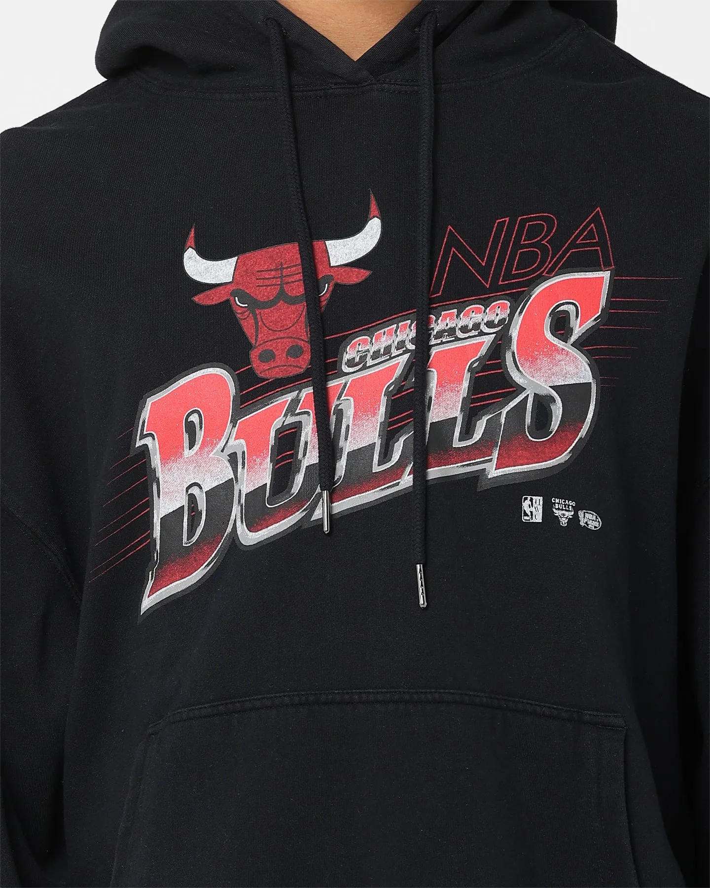 Mitchell & Ness Chicago Bulls Last Second Shot Hoodie Faded Black