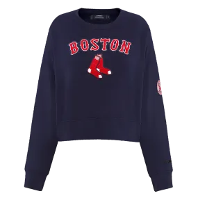 MLB BOSTON RED SOX CLASSIC WOMEN'S CREWNECK (MIDNIGHT NAVY)