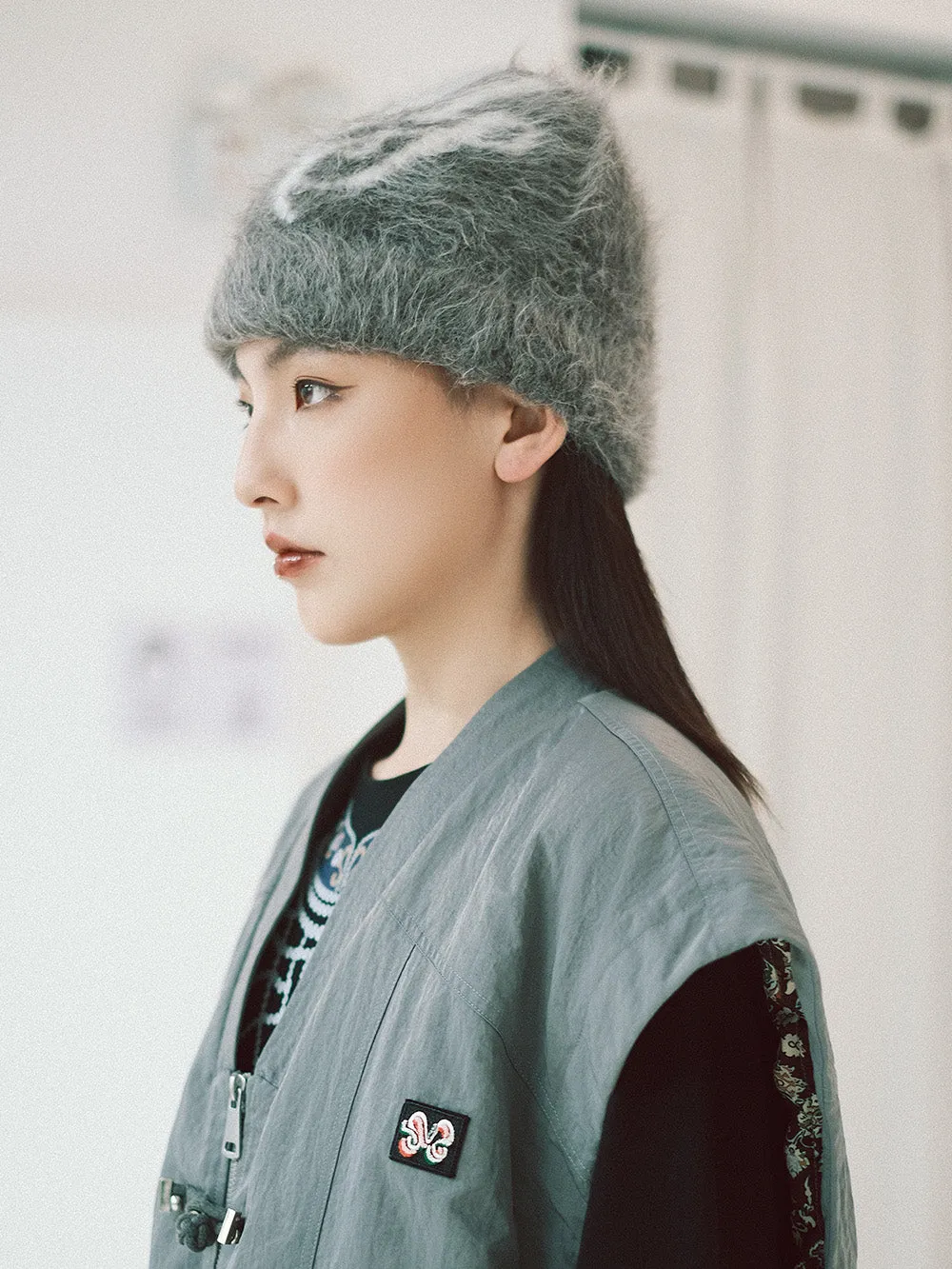 MUKZIN Linglong "MS" Autumn/Winter Flap Alpaca Woolen Cap