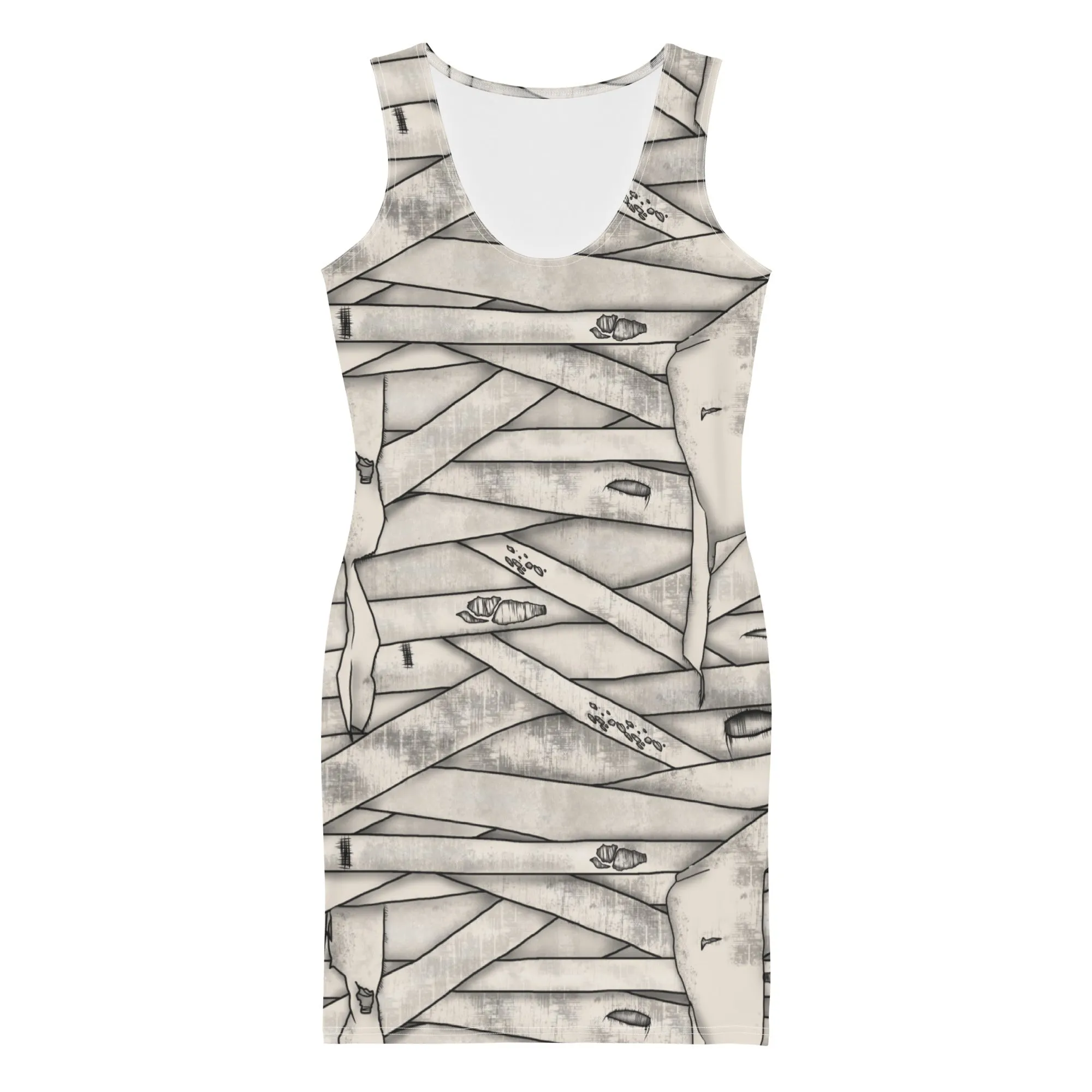 Mummy Halloween Bodycon dress