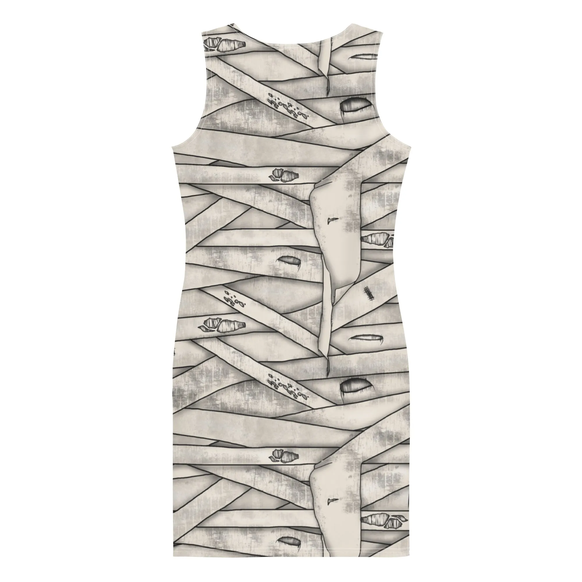 Mummy Halloween Bodycon dress