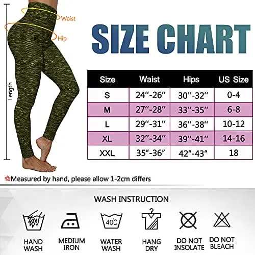 Murandick Textured Leggings for Women Scrunch High Waist Textured Yoga Workout Pants - Dazzle Green