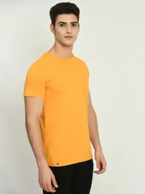 Mustard Yellow Crew Neck T-Shirt