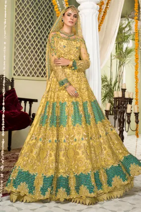 Naqsh by Maryam's · Handmade Luxury Bridal Collection – D-05 Daffodil Gold