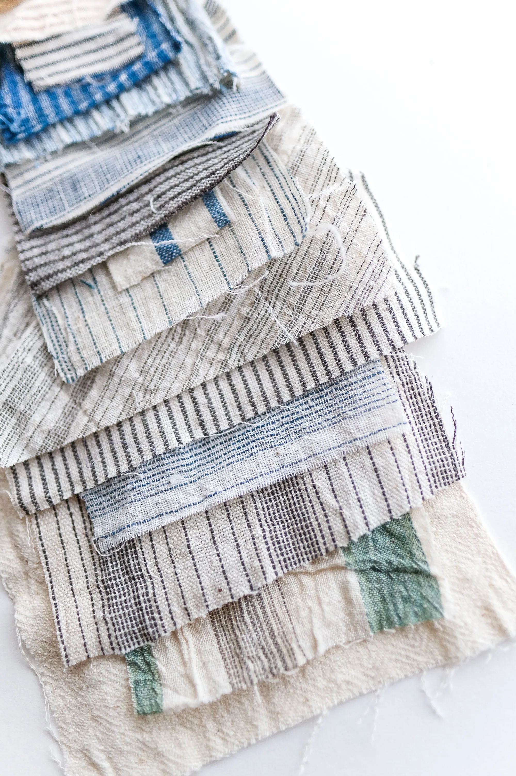 Naturally-dyed Handwoven Fabric Scrappy Bundle