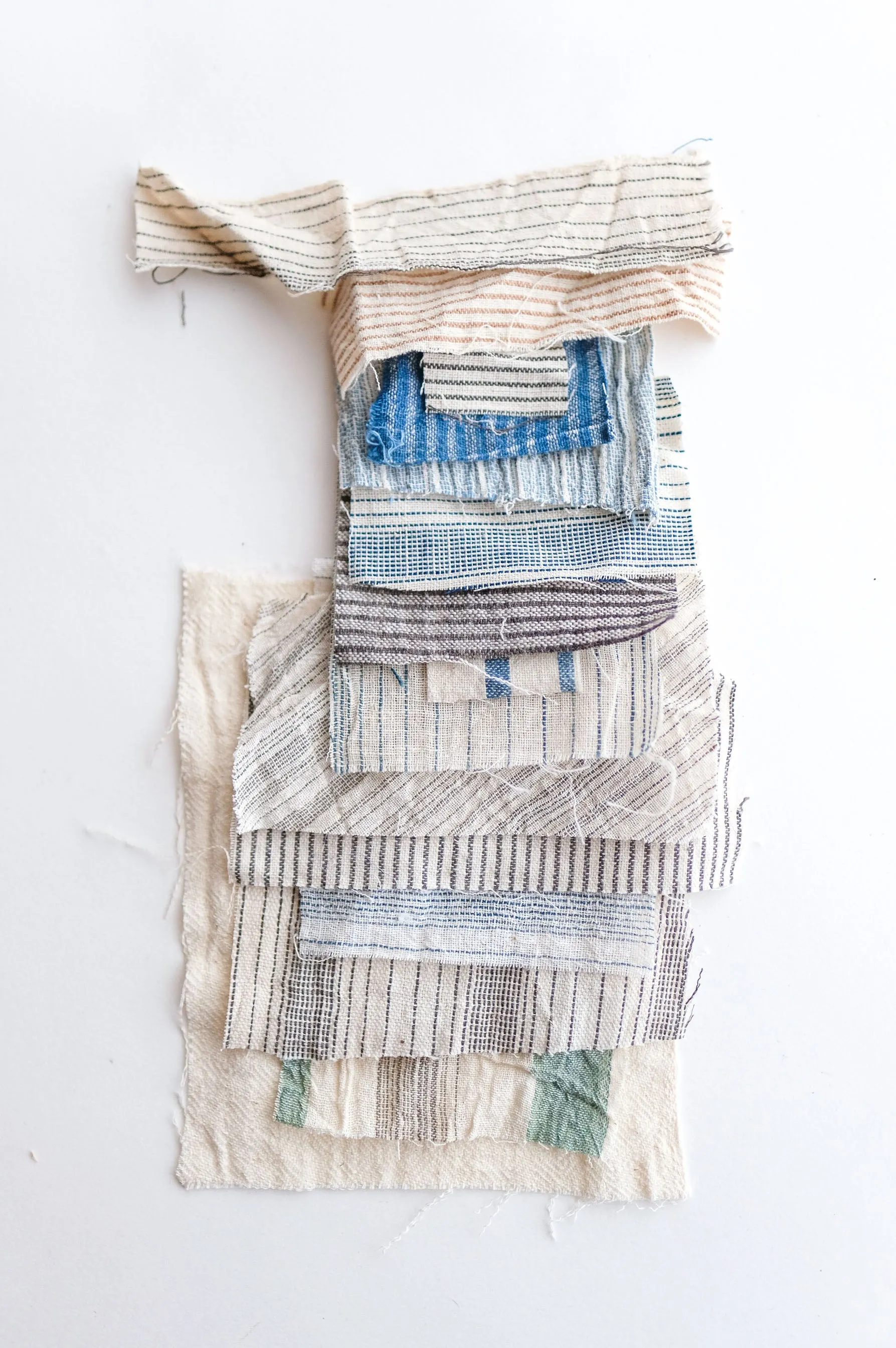 Naturally-dyed Handwoven Fabric Scrappy Bundle