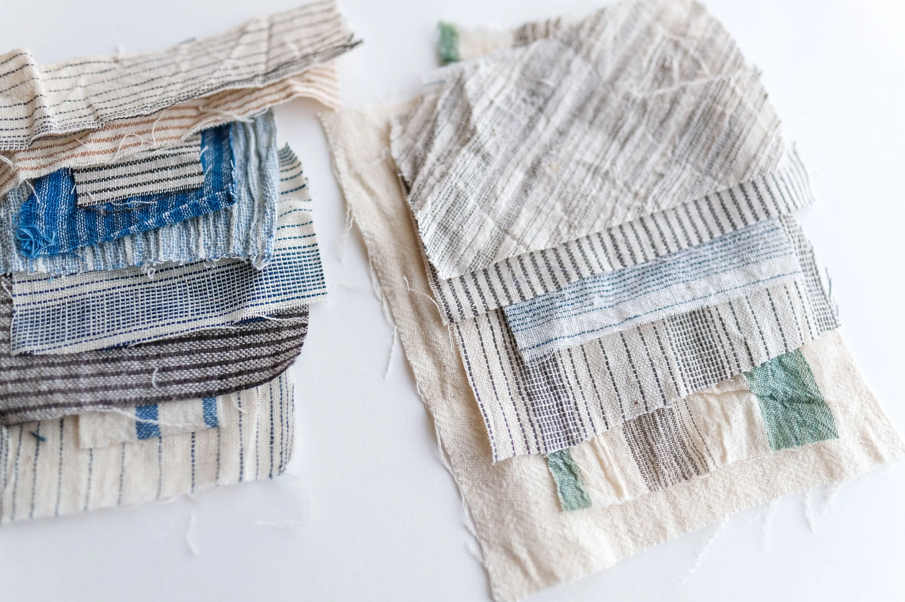 Naturally-dyed Handwoven Fabric Scrappy Bundle