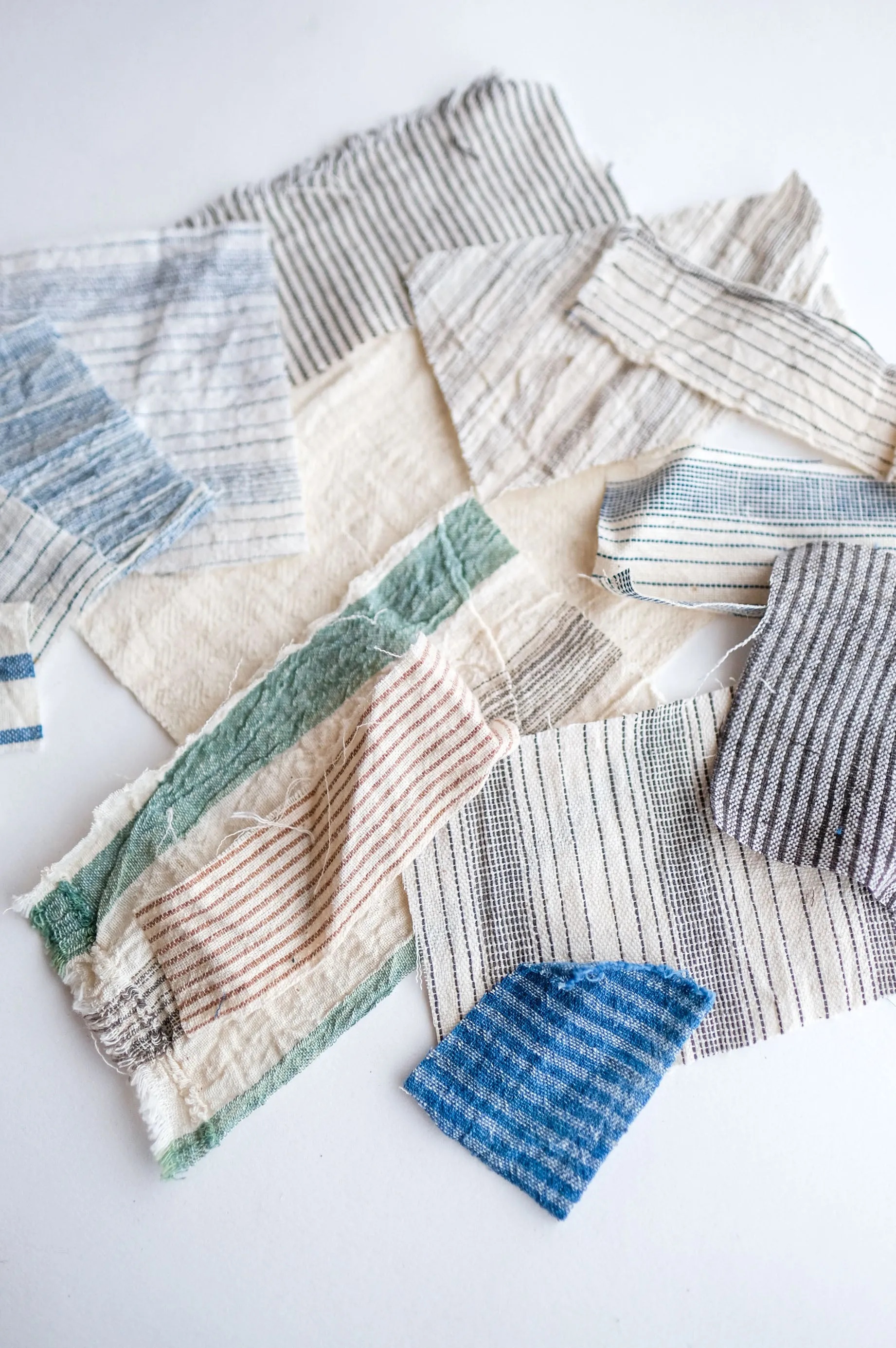 Naturally-dyed Handwoven Fabric Scrappy Bundle