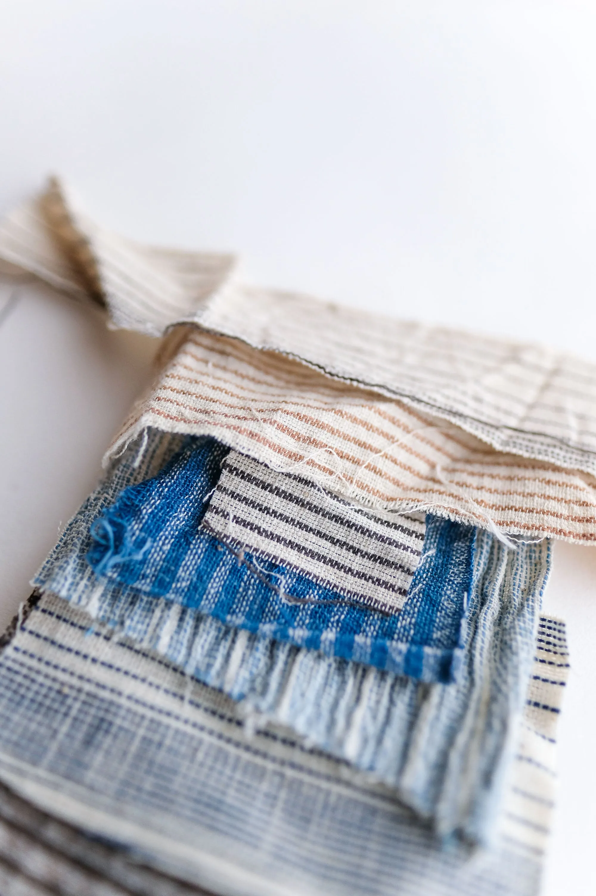 Naturally-dyed Handwoven Fabric Scrappy Bundle