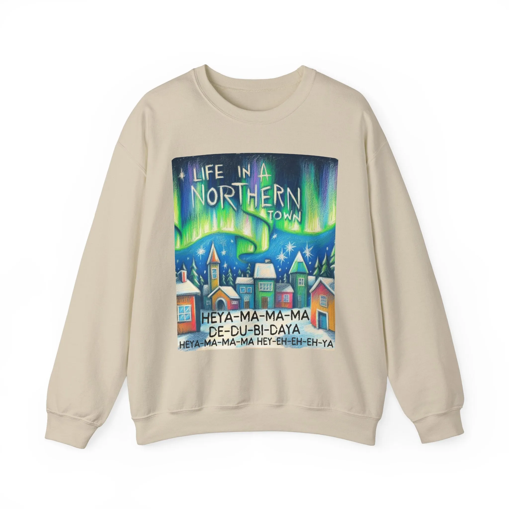 Northern Lights - Unisex Heavy Blend Crewneck Sweatshirt