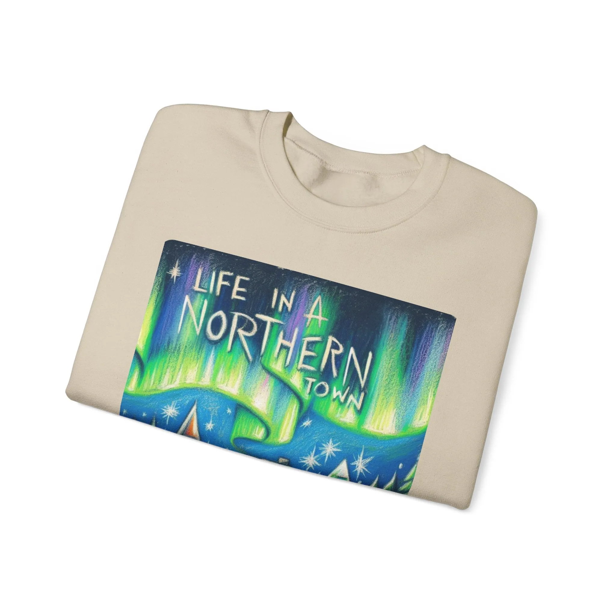 Northern Lights - Unisex Heavy Blend Crewneck Sweatshirt