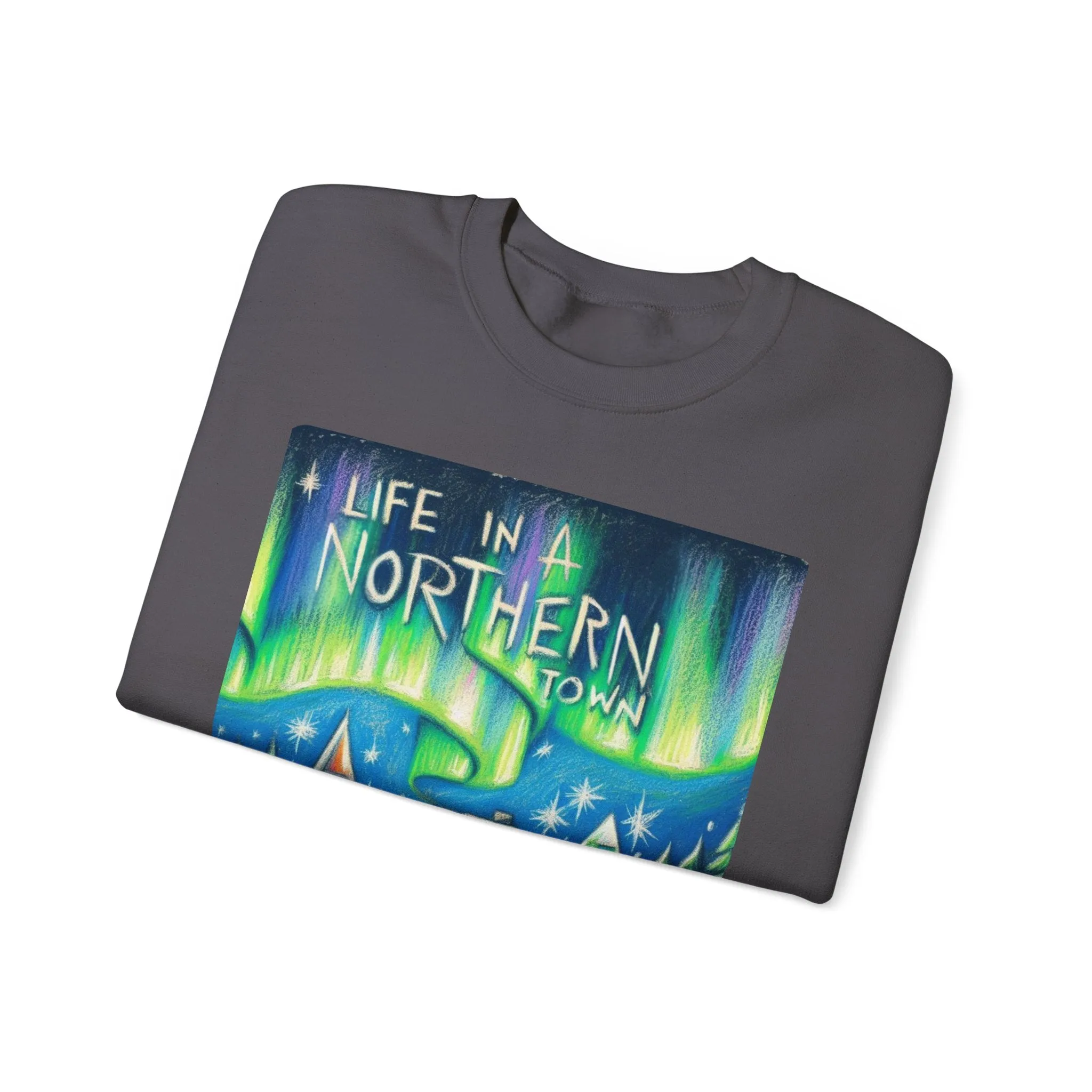 Northern Lights - Unisex Heavy Blend Crewneck Sweatshirt