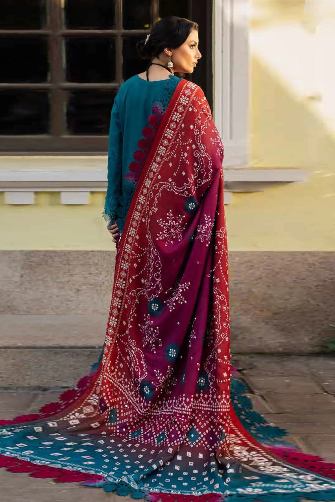 Nureh Bazaar Khaddar with Shawl Fall/Winter Collection – NE-112