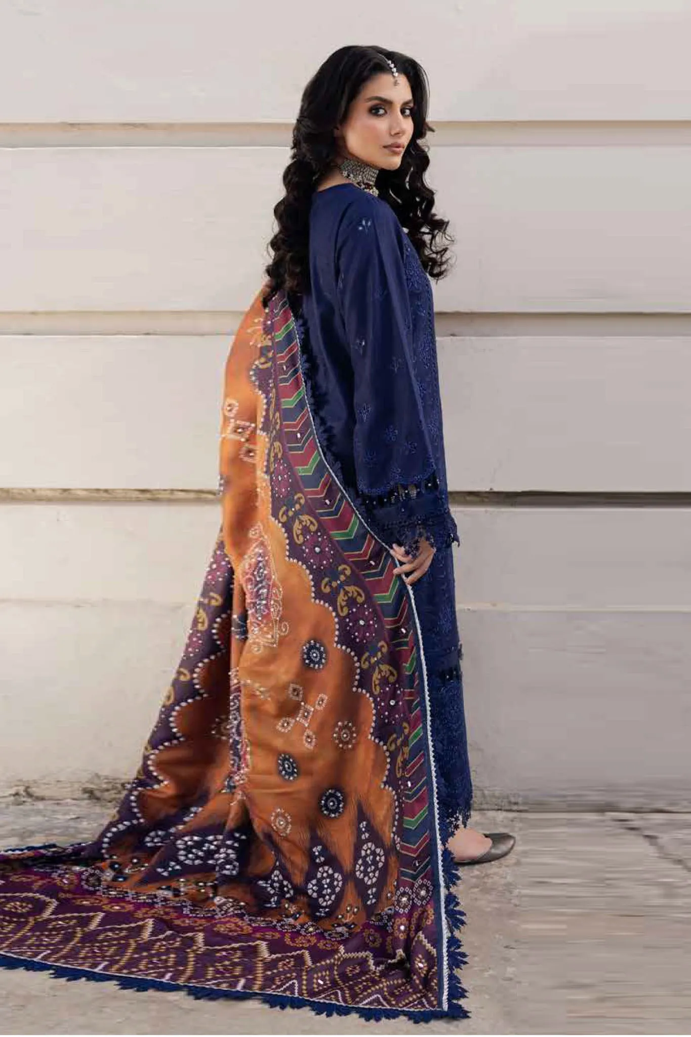 Nureh Bazaar Khaddar with Shawl Fall/Winter Collection – NE-114