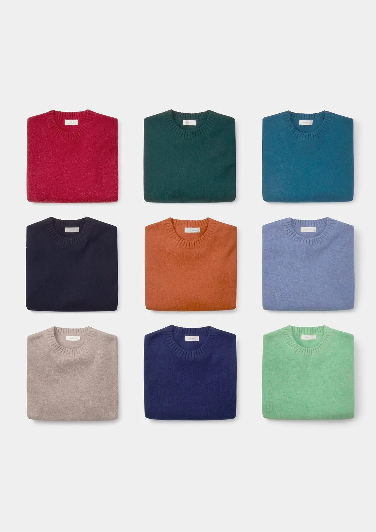 Oat Lambswool Crew Neck Jumper