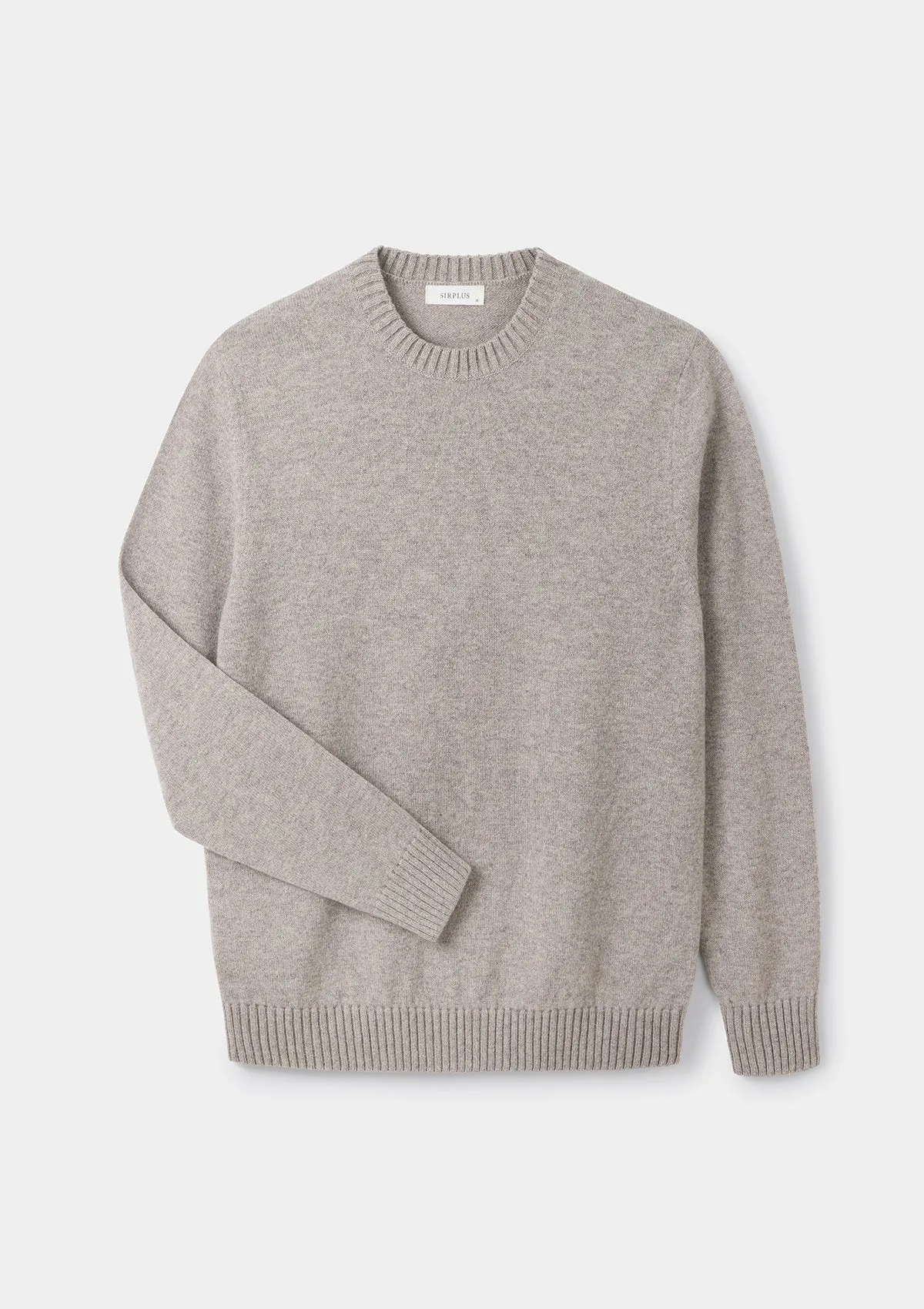 Oat Lambswool Crew Neck Jumper