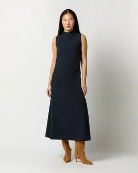 Olivia Dress in Ink Stretch Cady