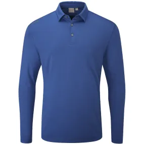 Ping Elemental Long Sleeved Polo Shirt - North Sea