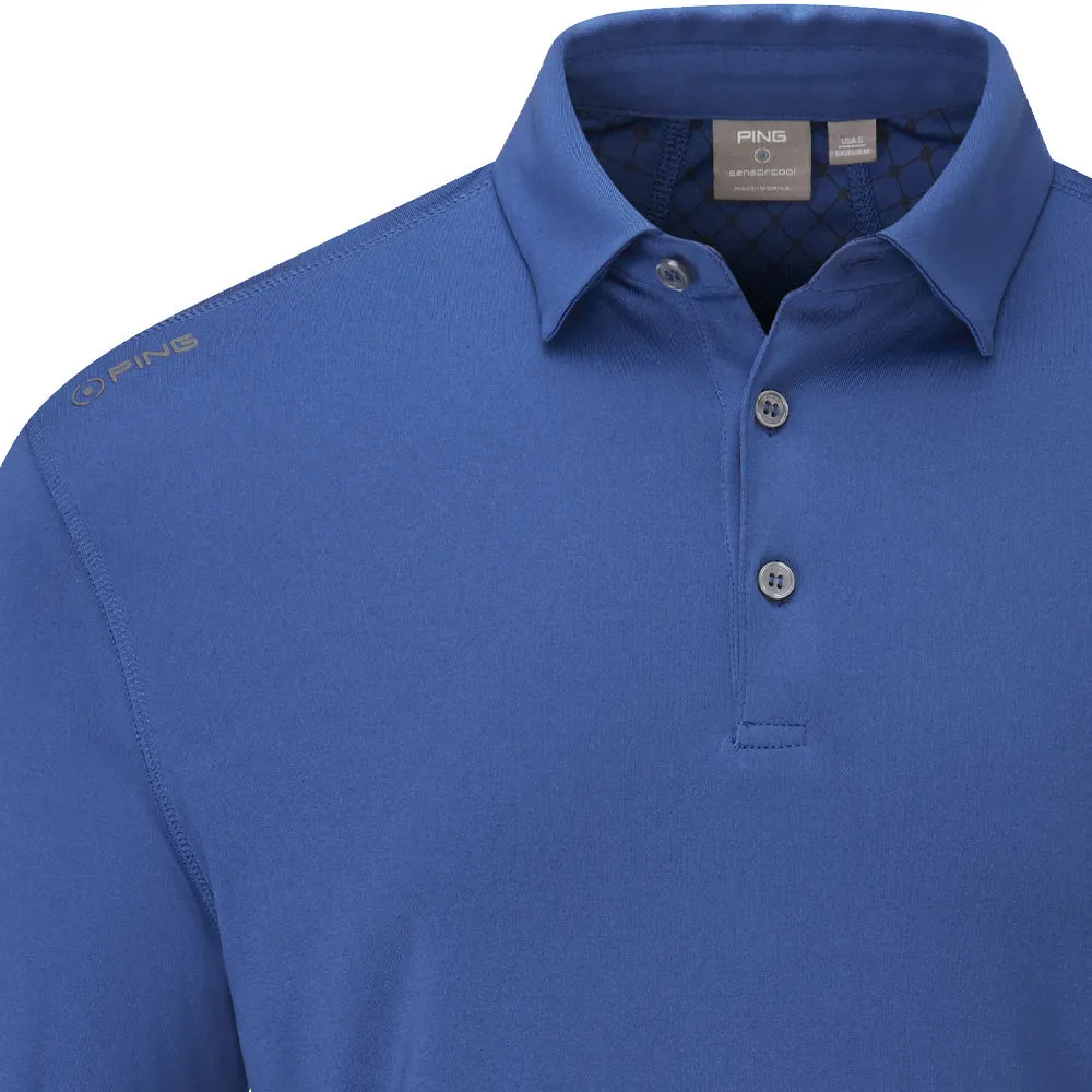 Ping Elemental Long Sleeved Polo Shirt - North Sea