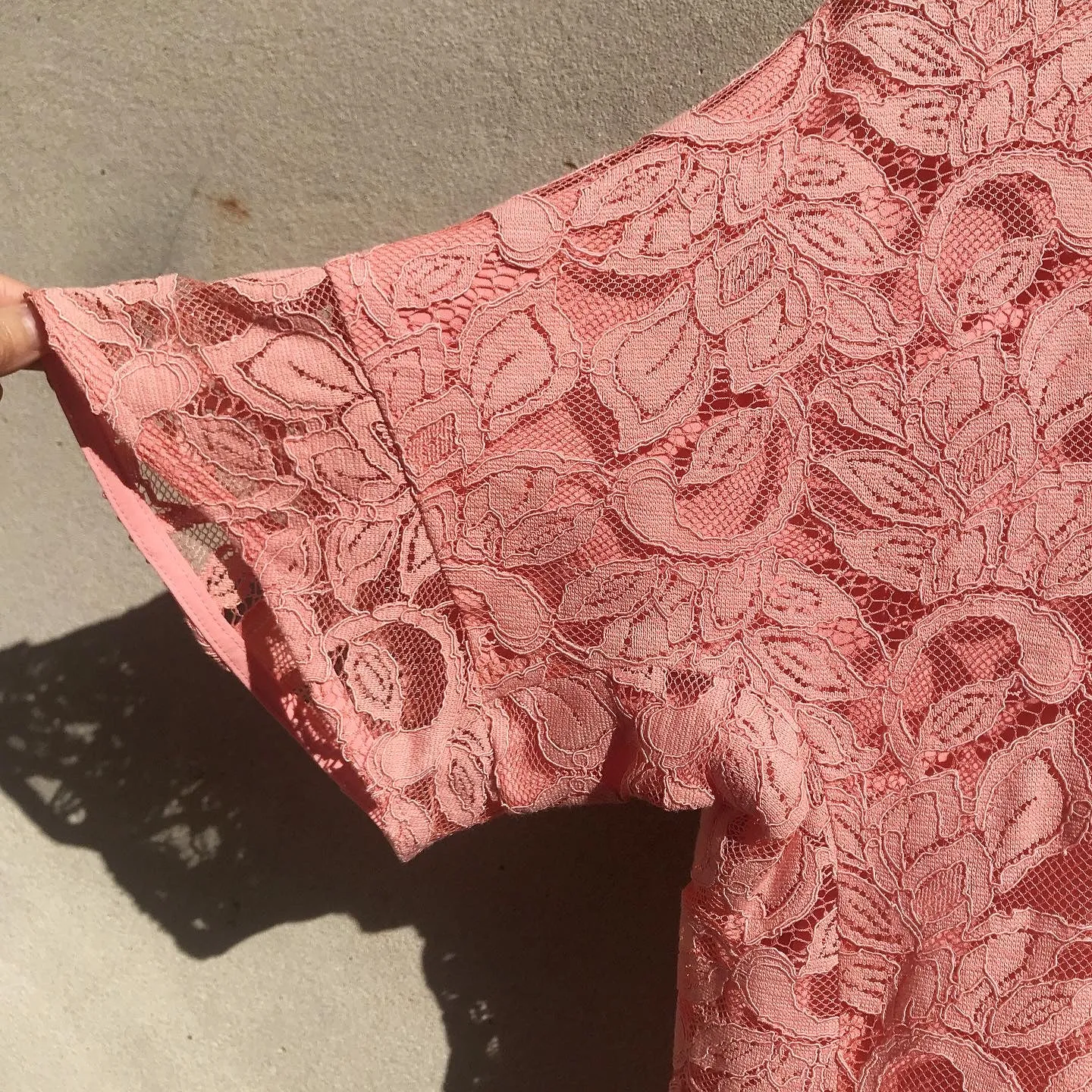 Pink Lace Dress