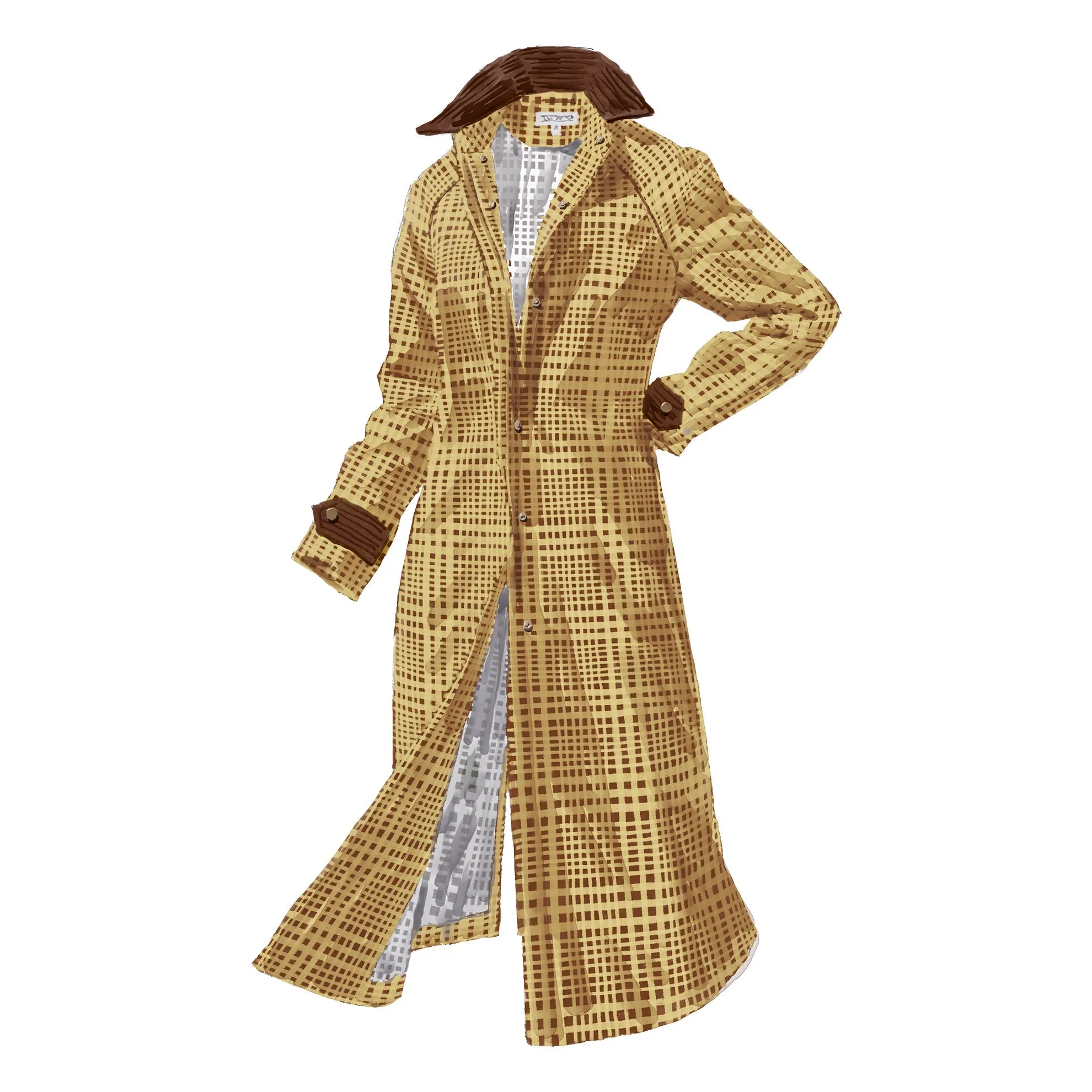 Plaid Horseman's Duster