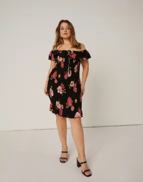 Plus Size Bodycon Smocked Sundress