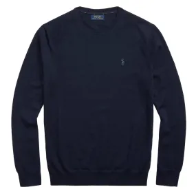 Polo Ralph Lauren Slim Fit Washable Wool Jumper Hunter Navy