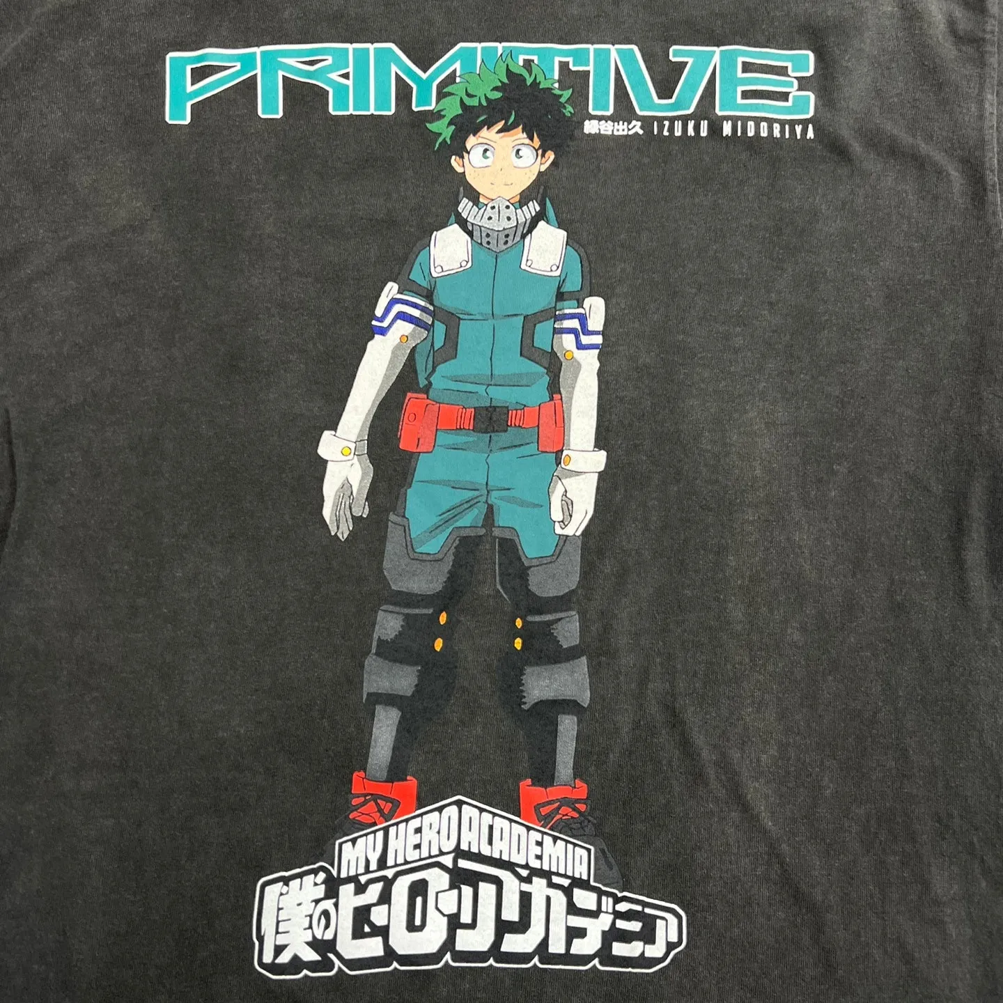 PRIMITIVE X My Hero Academia Izuku Midoriya Washed Tee