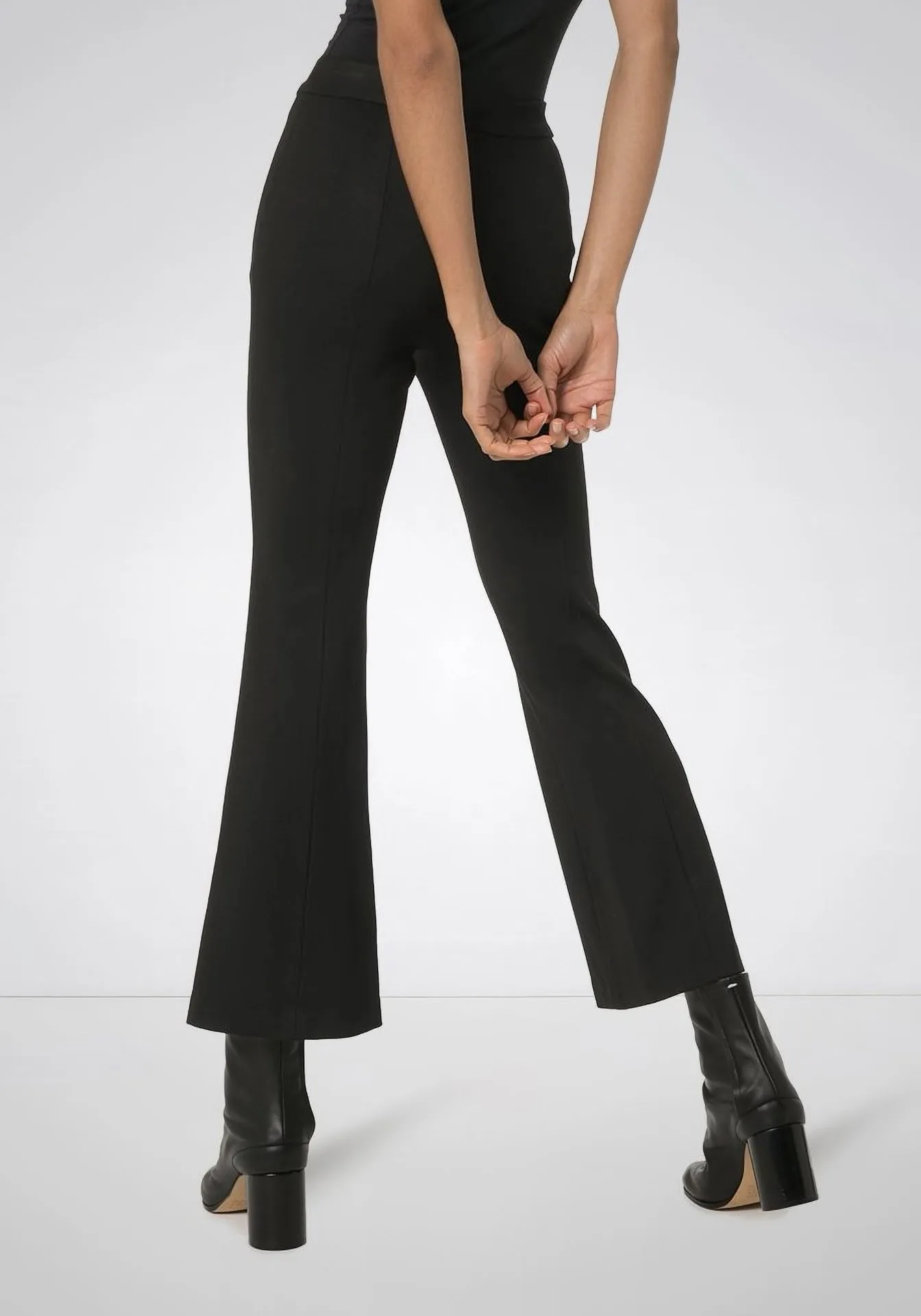 Pull On Cropped Flare Pant