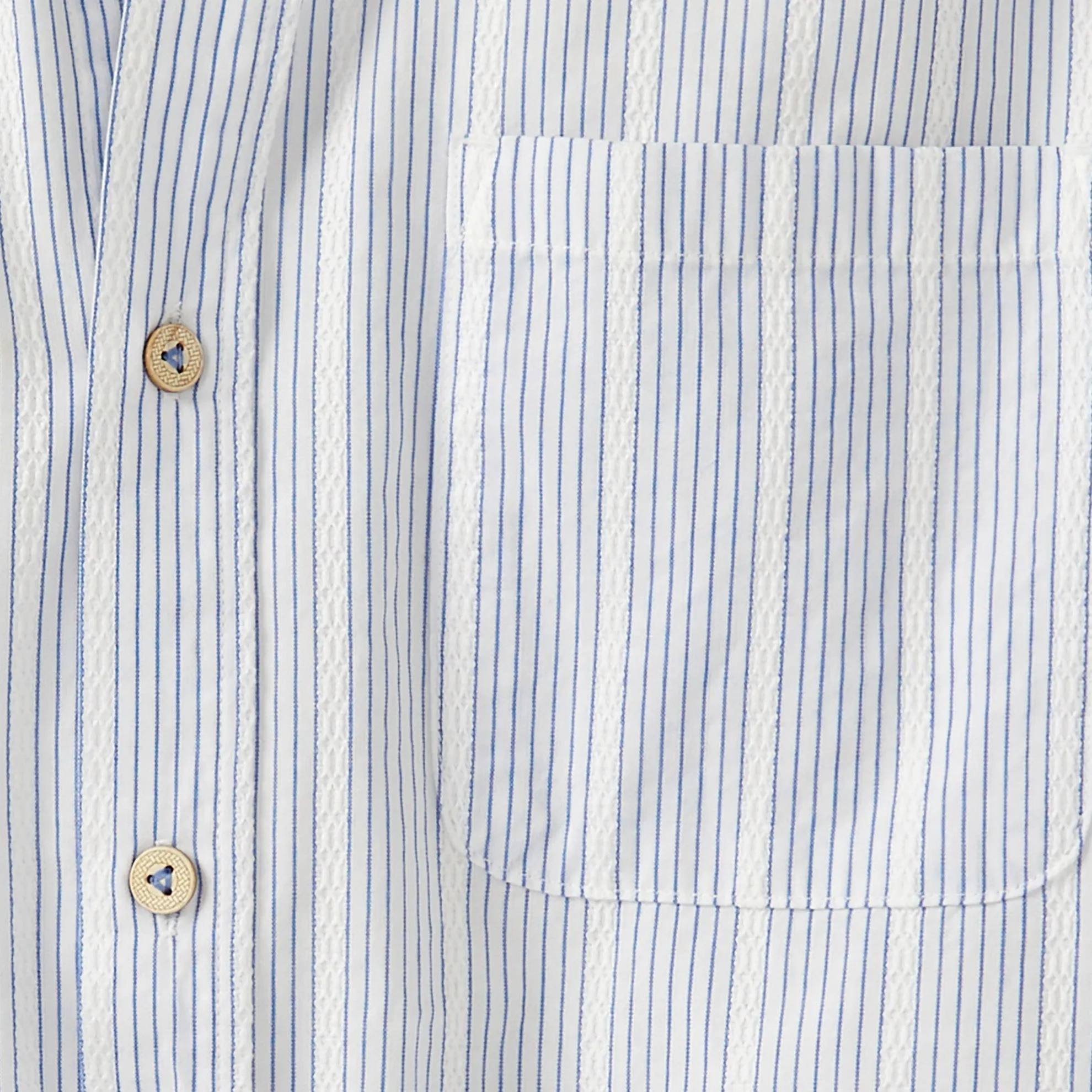 Pushkar Basketweave Pinstripe Shirt