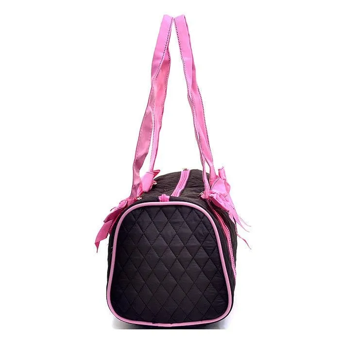 QS701 Quilted Solid Small Duffel Bag