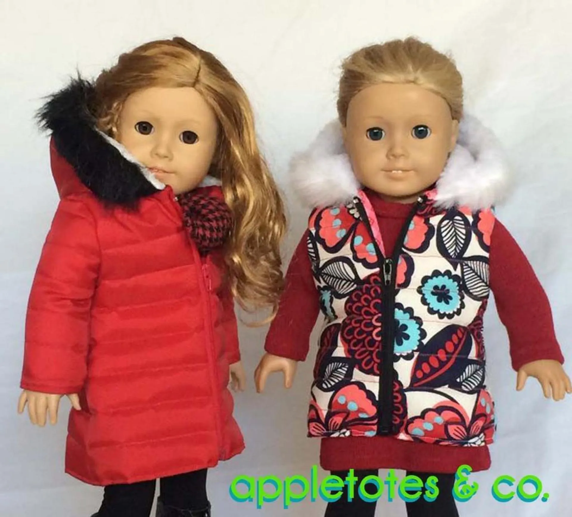 Quilted Parka Bundle Sewing Pattern for 18" Dolls